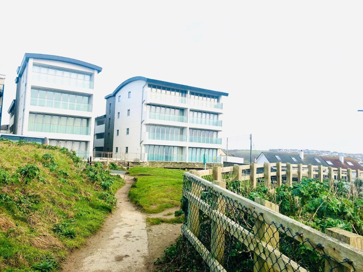 Seaview, Luxury Apartment, 2 Min Walk To Porth Beach Newquay  Exterior photo